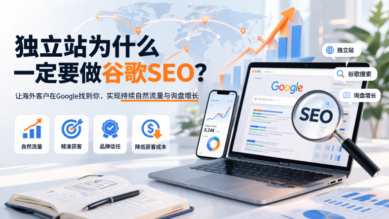 独立站为什么一定要做谷歌SEO？ 文章特色图片